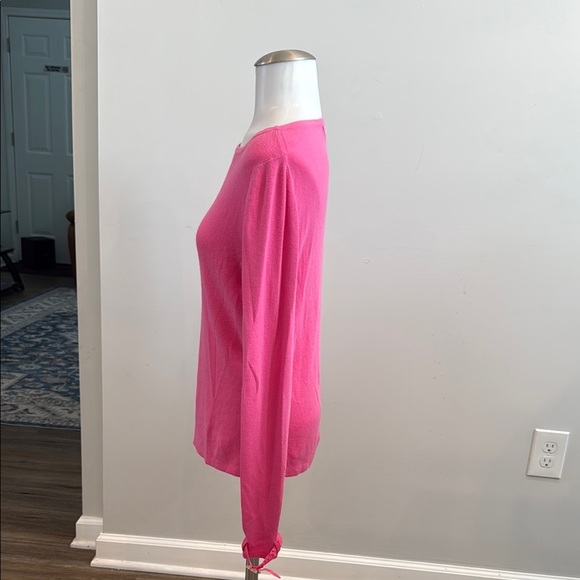 Isaac Mizrahi for Target Medium Pink Long Sleeve Women's Top - Picture 5 of 7